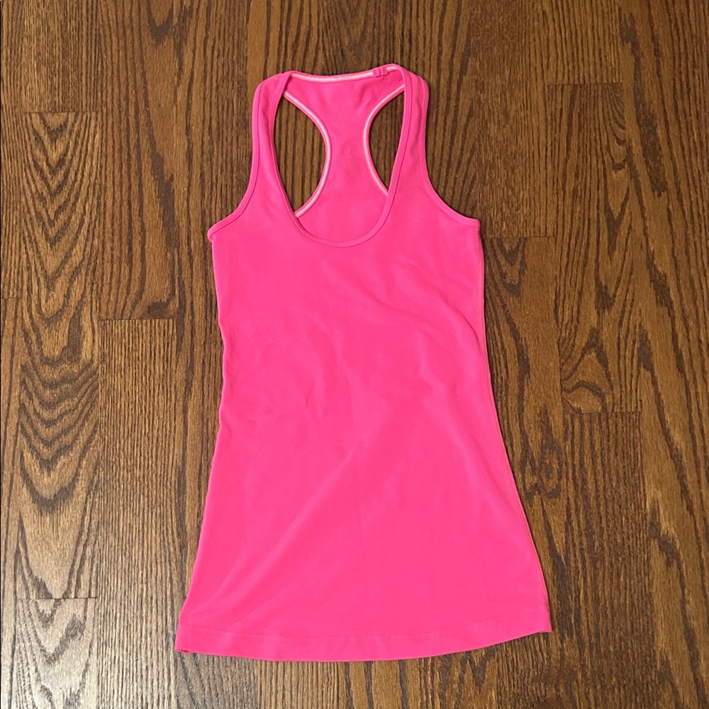 Pink Lululemon Tank Top Size 2